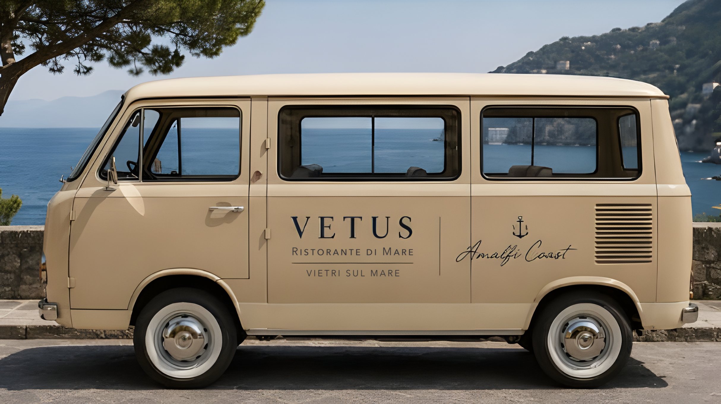 Il Van d'epoca Vetus sulla costiera